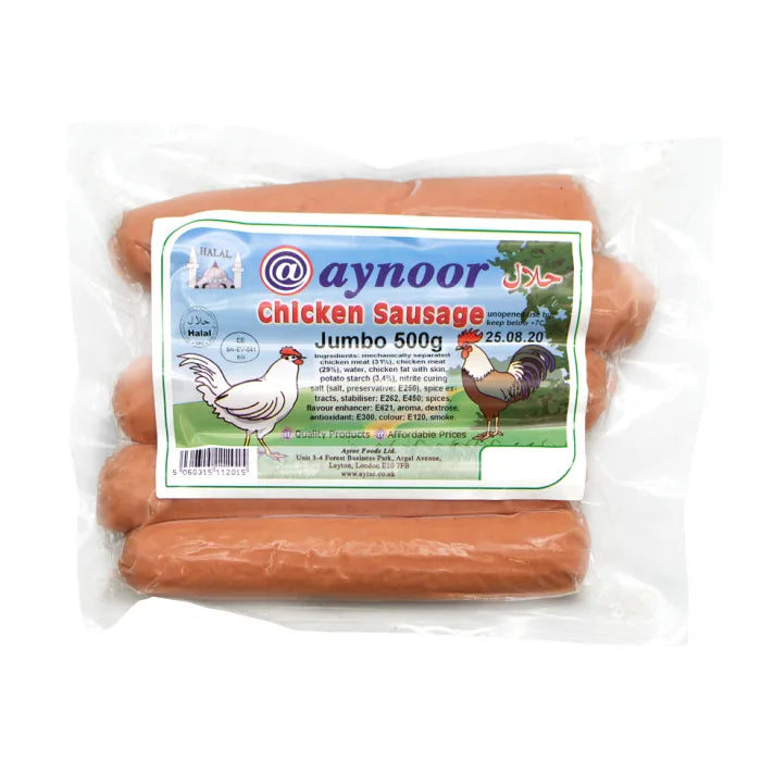 Aynoor Chicken Jumbo Sausage 6x500g