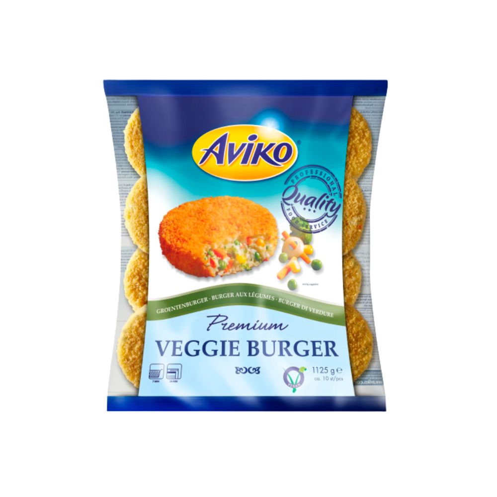 AV AVIKO VEGETABLE BURGER 3X10P 3X1125GUK-1125G