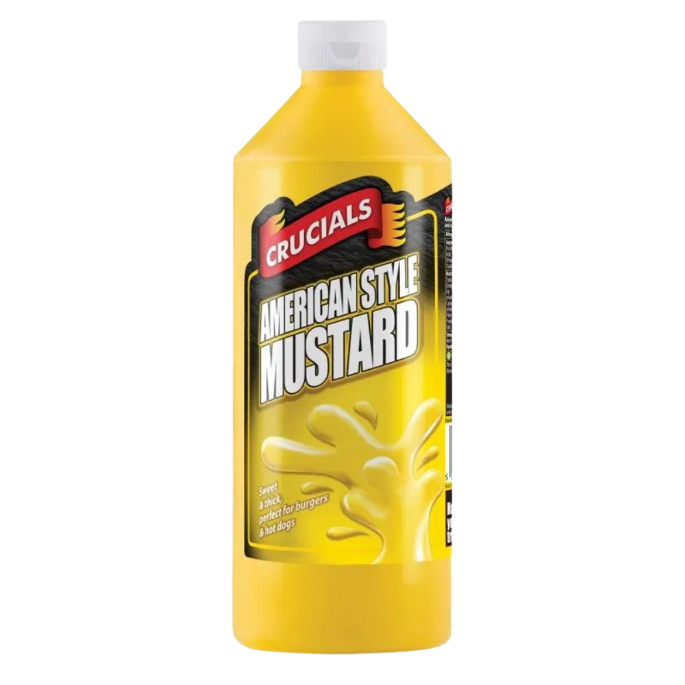 CRUCIAL SAUCE AMERICAN MUSTARD-1LT