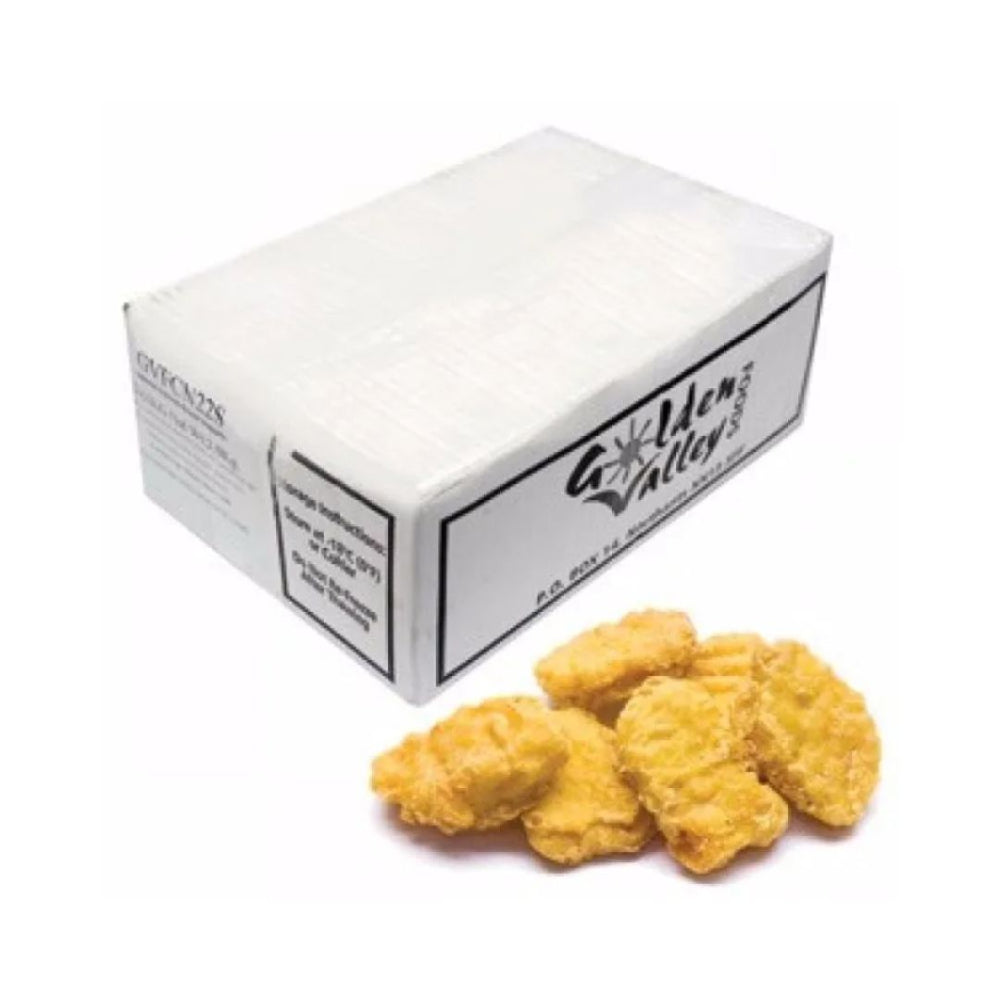CTF GOLDEN VALLEY BATTERED CHK NUGGETS 22G (2KG) (SELL JUST BOX)-2packx1kg