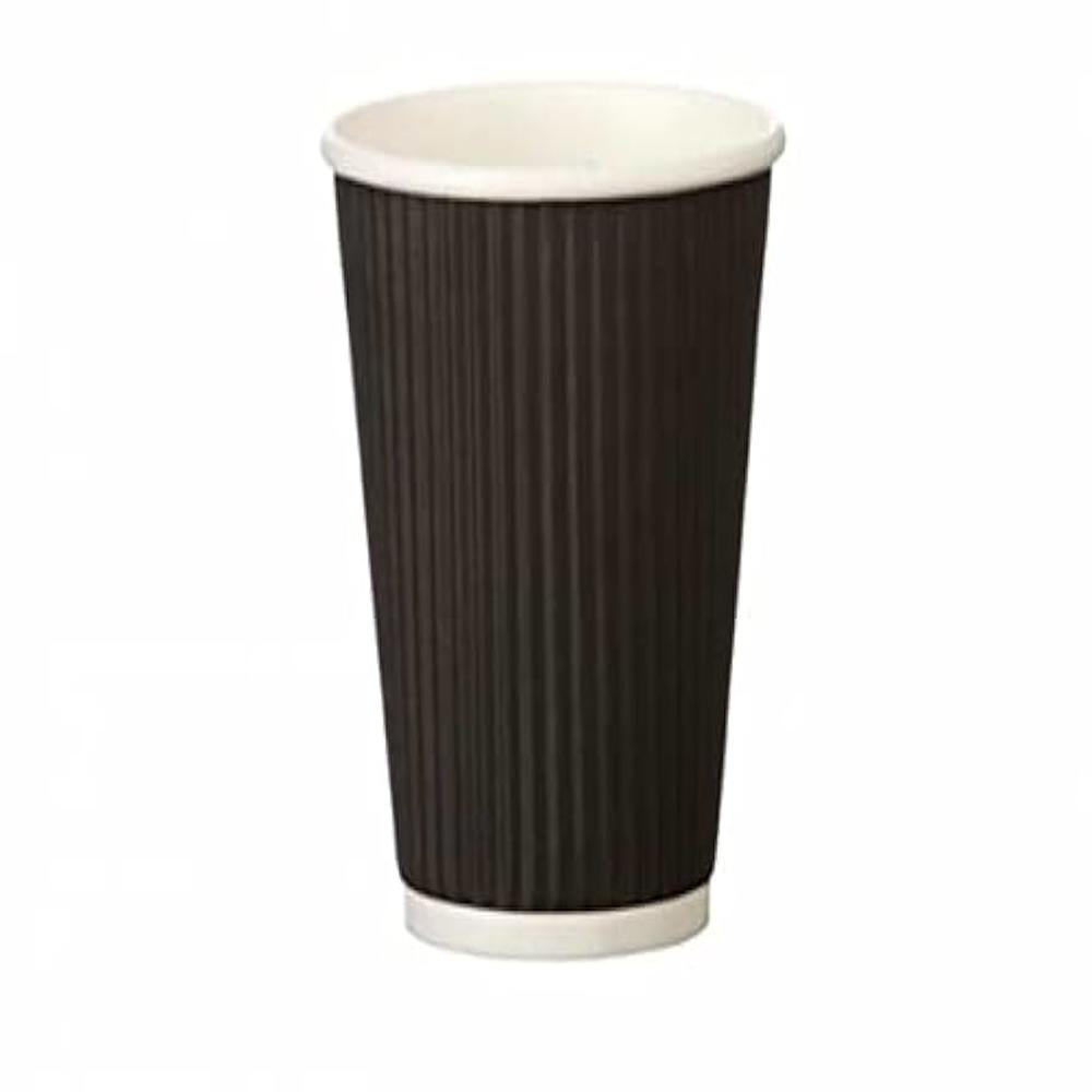 GRAB&G TRIPLE WALL (RIPPLE) CUP (340ML/12OZ) BLACK