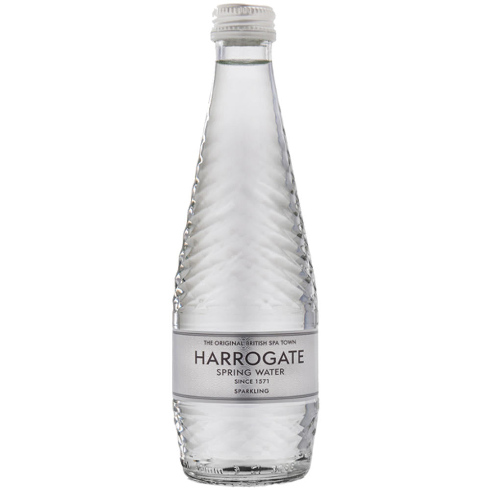 HARROGATE SPARKLING GLASS WATER 24X330ML