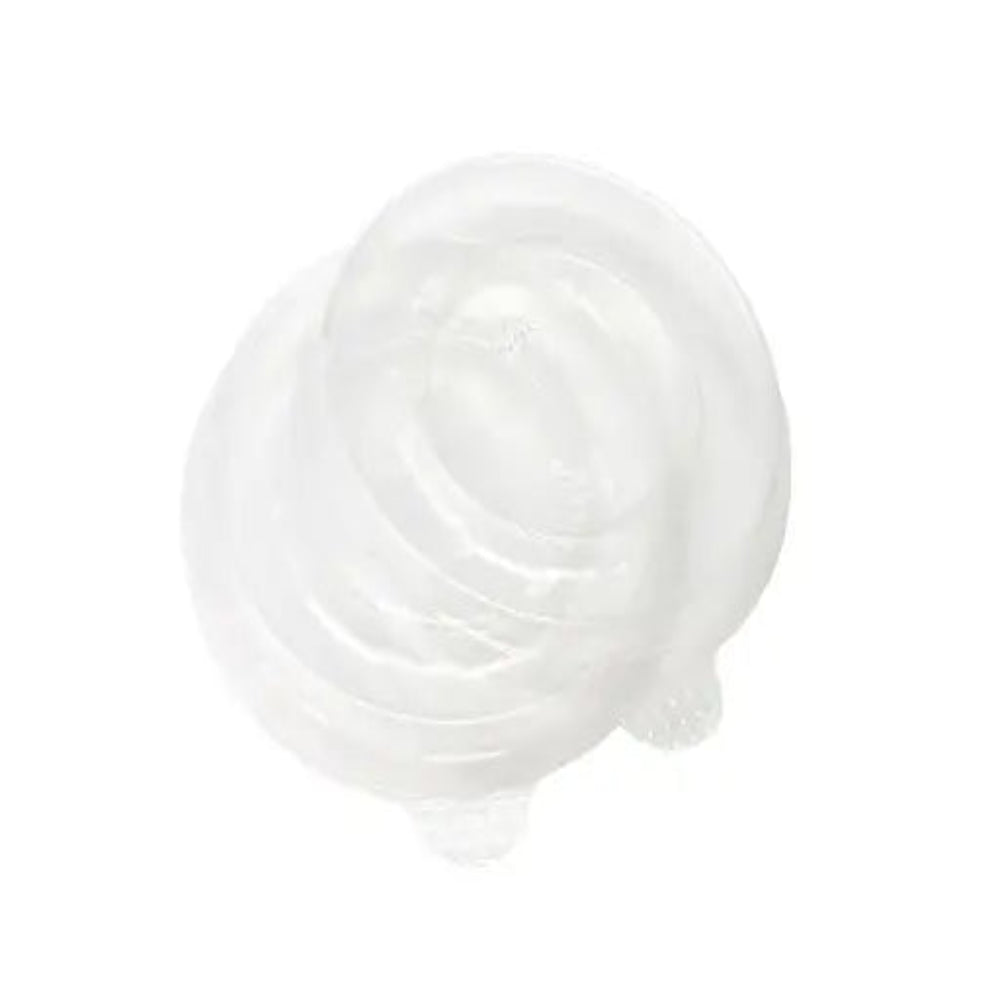 HRD CLEAR FLAT LID ICE CREAM TUB RPET(480ML/16OZ)-100PCS
