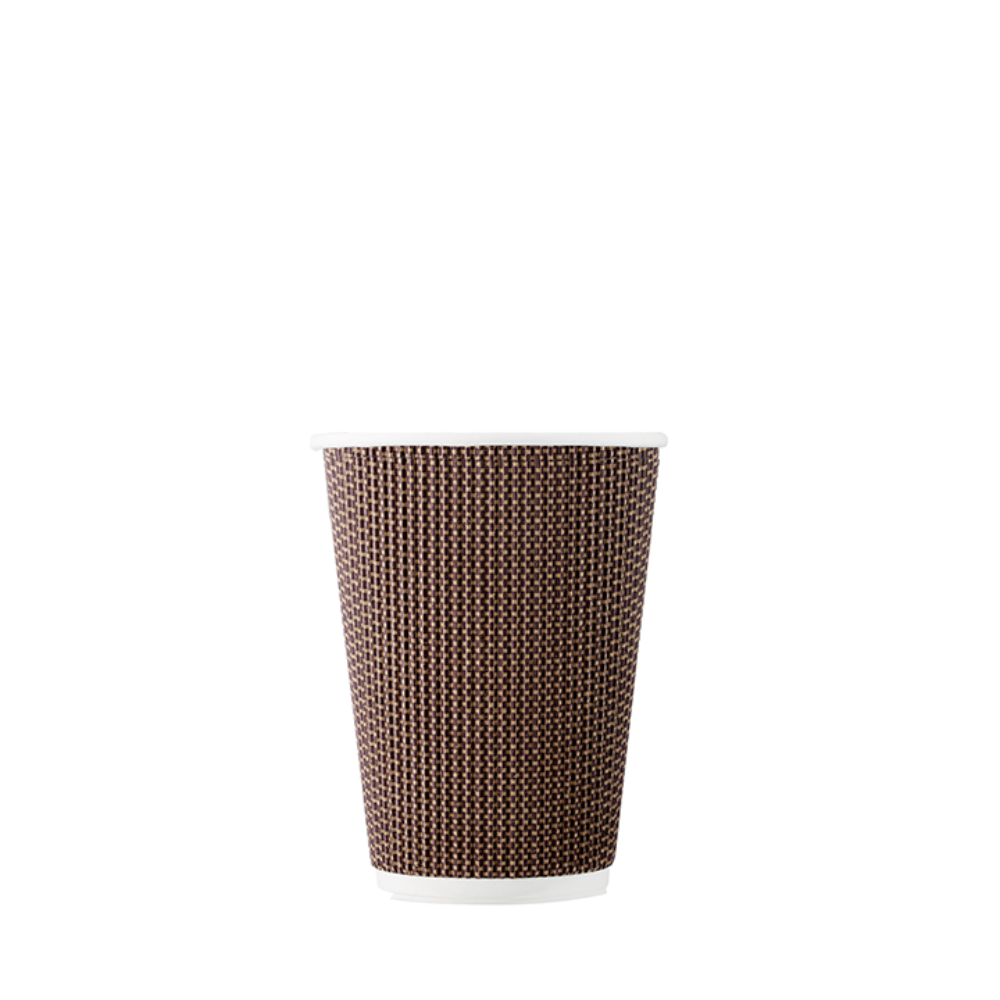 HRD GRAB&G DOUBLE WALL CUP (340ML/12OZ) BROWN-25pcs
