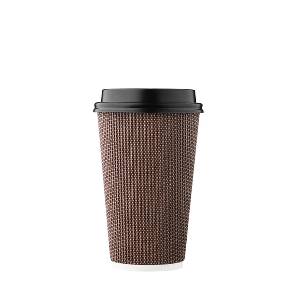 HRD GRAB&G DOUBLE WALL CUP (453ML/16OZ) BROWN-25PCS