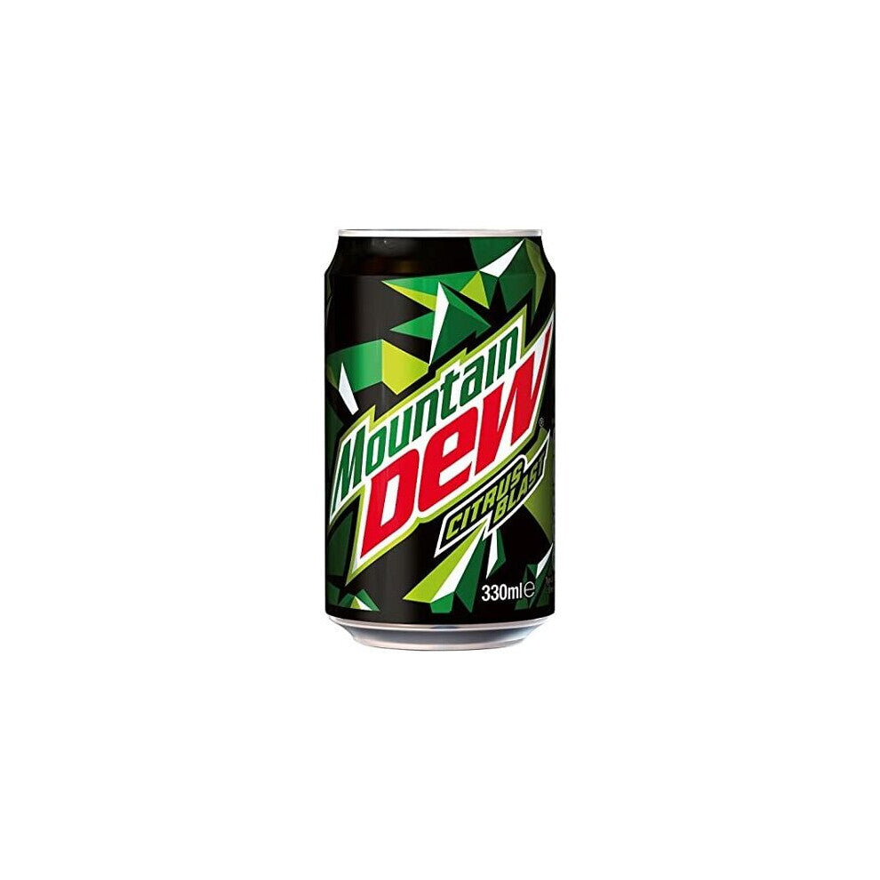 MOUNTAIN DEW CANS 24X330ML