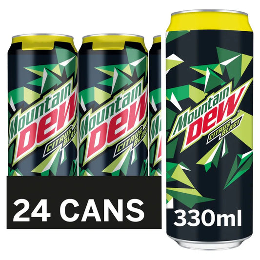 MOUNTAIN DEW CANS 24X330ML