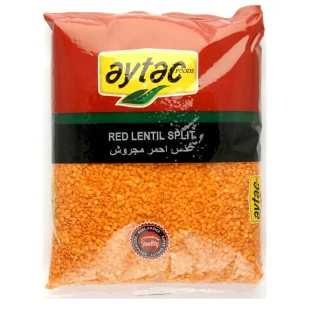 NEW AYTAC RED LENTILS SPLIT 4KG