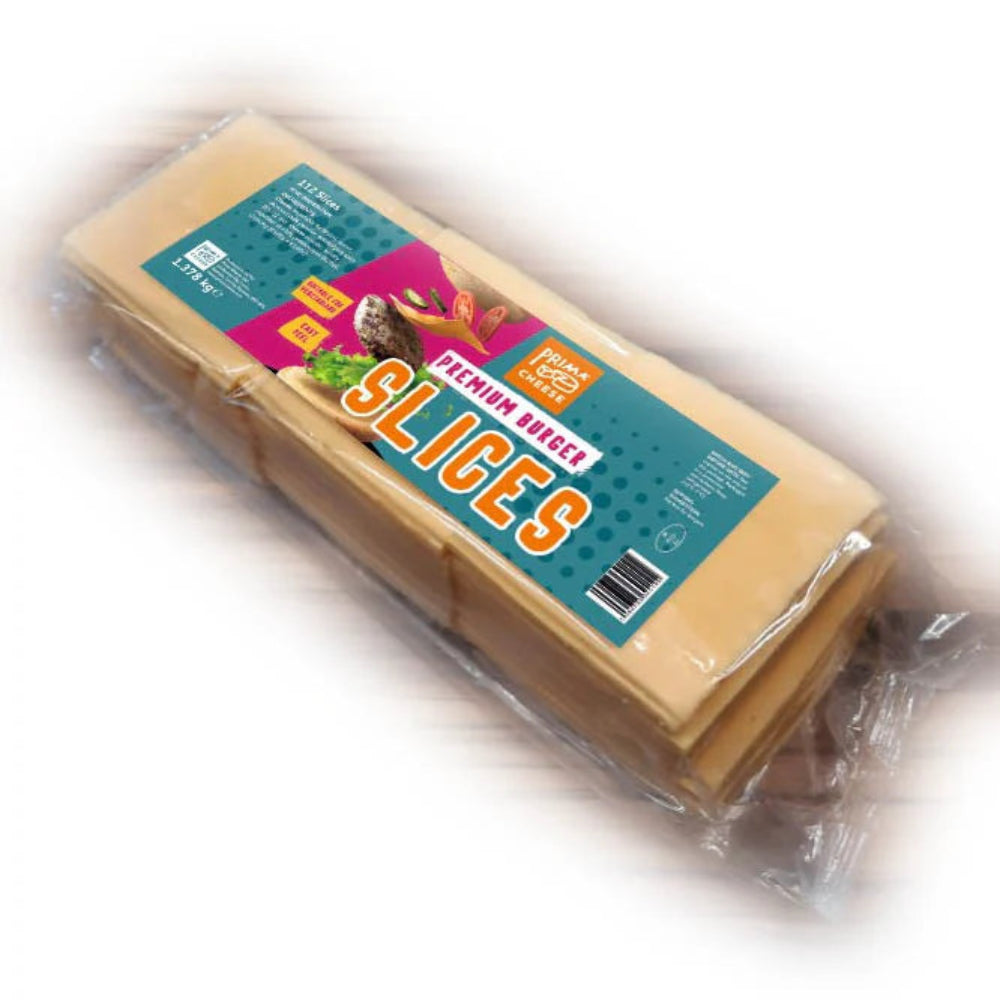 PRIMA BURGER SLICES 8x1.4KG-1.4KG