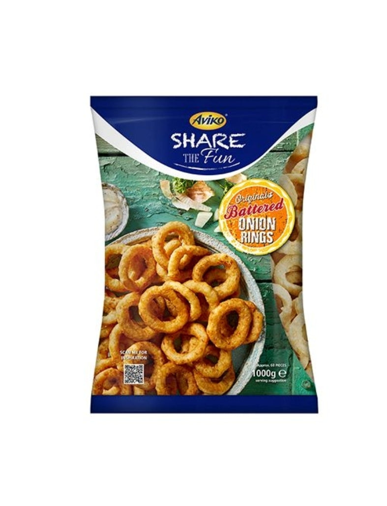AV AVIKO APP. BATTERED ONION RINGS 6X1KG-1KG