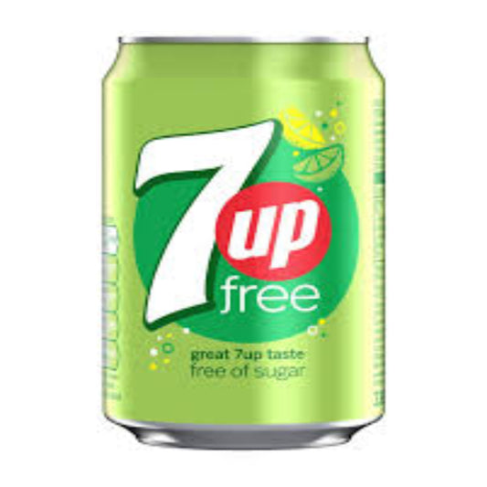 7UP SUGAR FREE CAN 24x330ml