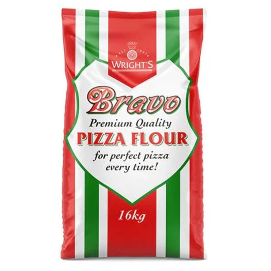 BRAVO PREMIUM QUALITY PIZZA FLOUR-16KG