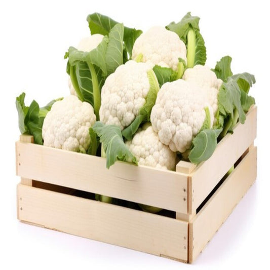 CAULIFLOWER WOOD BOX 6'S 10KG