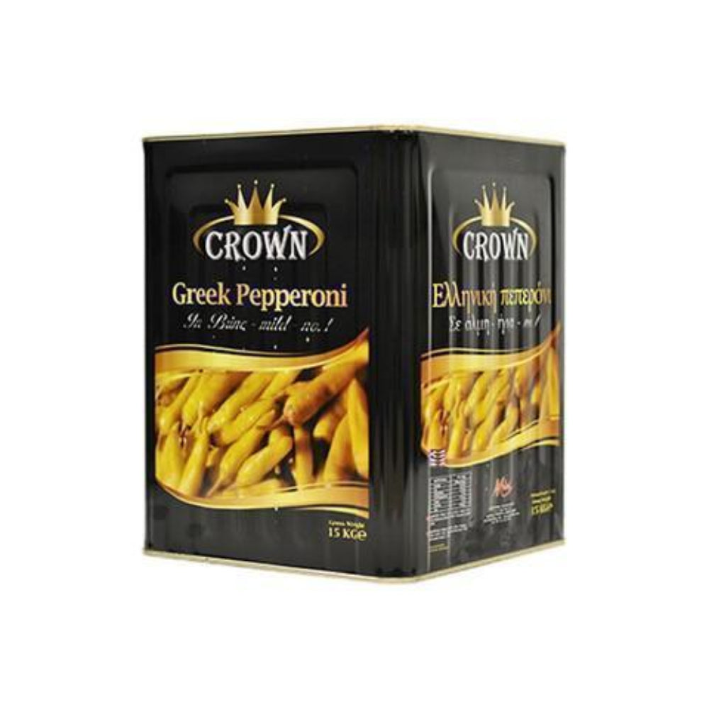 CROWN GREEK STYLE PEPPER (TIN)