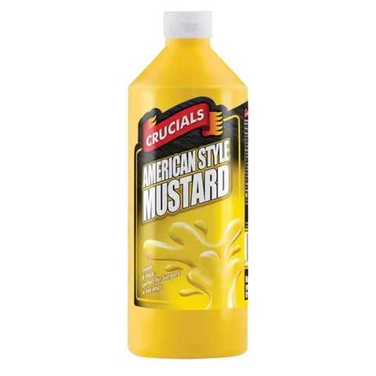 CRUCIAL SAUCE AMERICAN MUSTARD-1LT