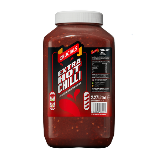 CRUCIAL SAUCE EXTRA HOT CHILLI-2.27L
