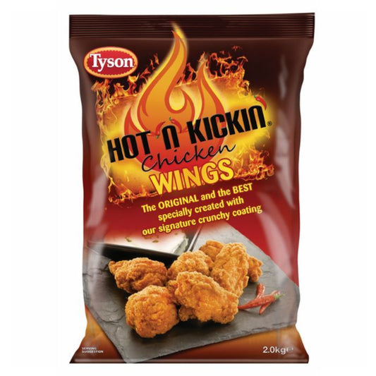 CTF TYSON HOTNKICKIN CHICKEN WINGS (SELL JUST BOX)-2.27kg
