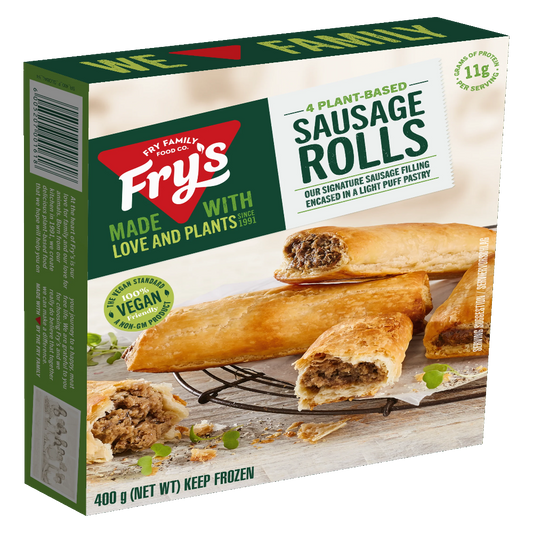 CTF UNBKD VEGAN S/ROLLS 4 (65G) (SELL JUST BOX)-48sausages