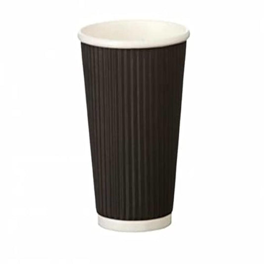 GRAB&G TRIPLE WALL (RIPPLE) CUP (340ML/12OZ) BLACK