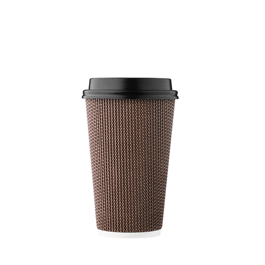 HRD GRAB&G DOUBLE WALL  CUP (453ML/16OZ) BROWN-25PCS