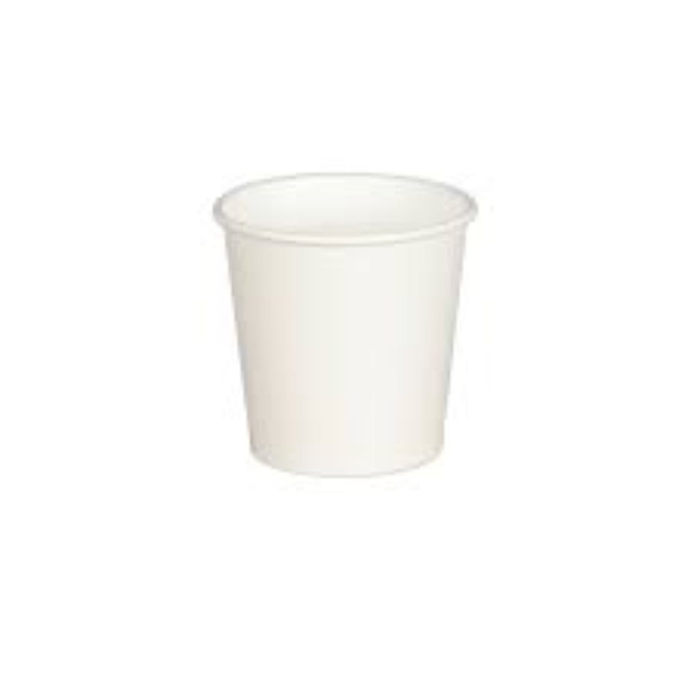 HRD GRAB &GO SINGLE WALL  CUP (113ML/4OZ) WHITE-50PCS