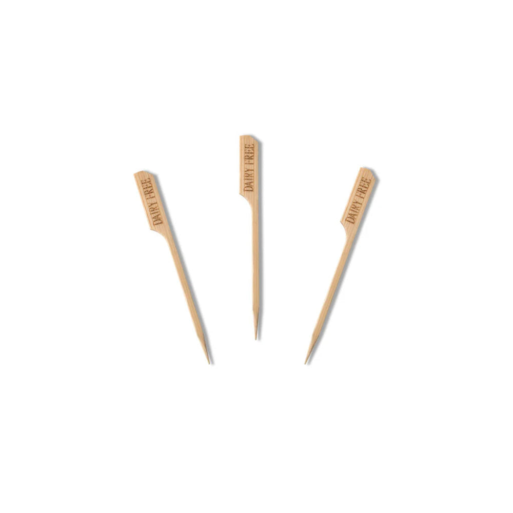 HRD NATURAL L. BAMBOO SKEWER GUSHI GUN SHAPE (90MM/3.5Inc) S/POINT-250pcs