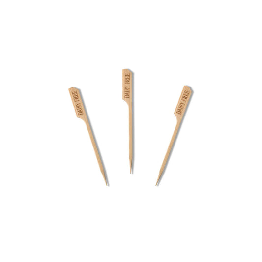 HRD NATURAL L. BAMBOO SKEWER GUSHI GUN SHAPE (90MM/3.5Inc) S/POINT-250pcs