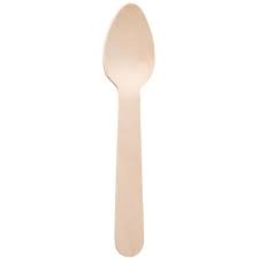 HRD NATURAL L. BIRCHWOOD (110MM/4.3Inc) TEASPOON-100PCS