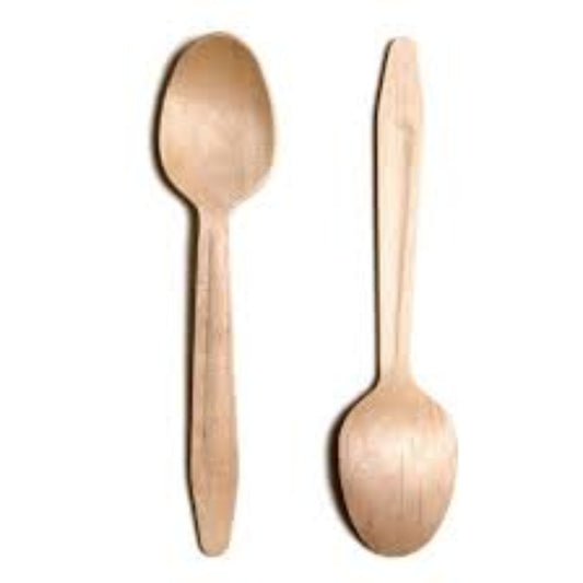 HRD NATURAL L. BIRCHWOOD (160MM/6.3) DESSERT SPOON-100pcs