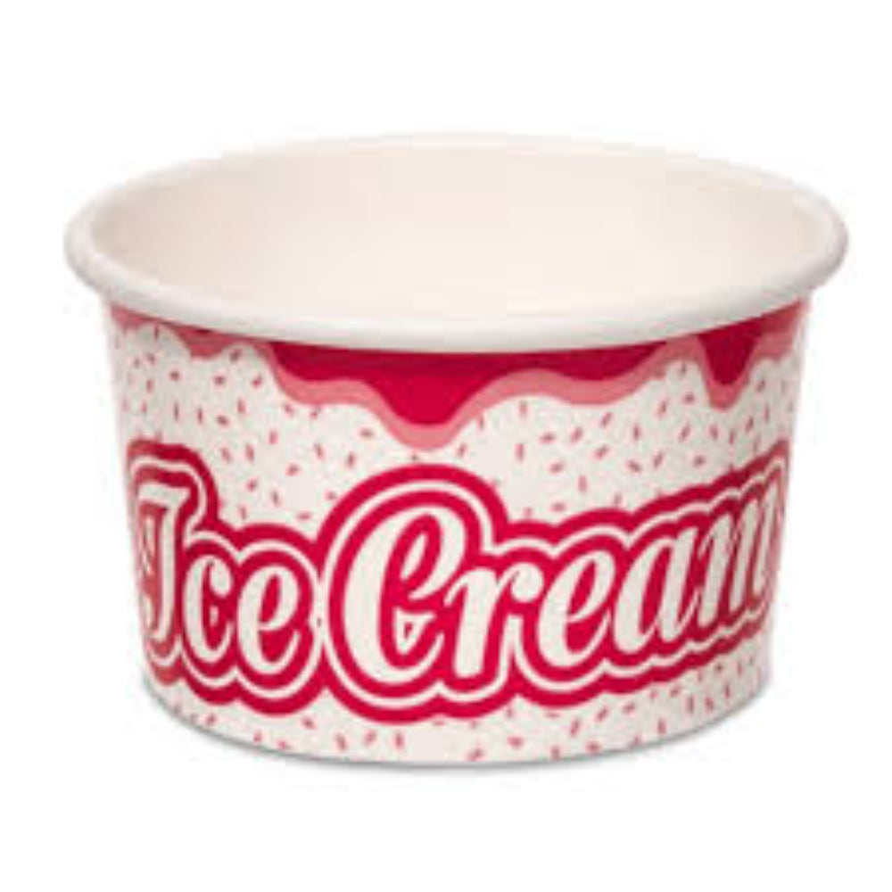 HRD PAPER ICE CREAM TUB (100ML/3.5OZ)-50PCS