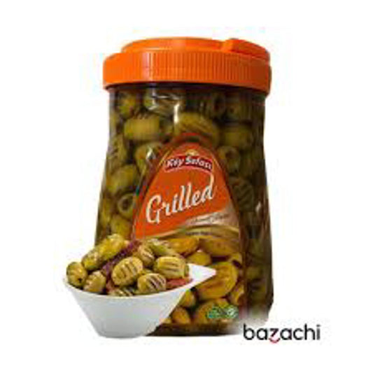 KOY SEFASI GREEN OLIVE PITTED GRILLED [TIN] (CEKIRDEKSIZ)