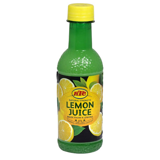 KTC LEMON JUICE 12X250ML (PLASTIC)-250ml