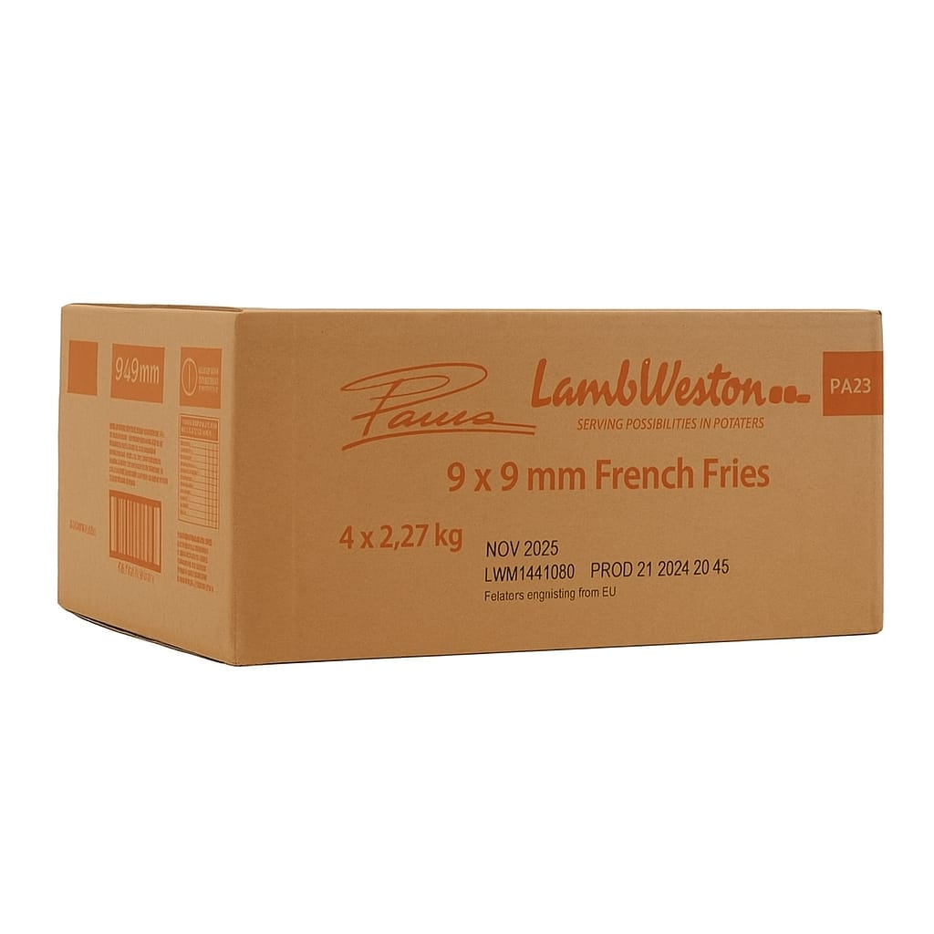 LAMBWESTON PARS 9x9mm FRIES PA23 4x2.27kg