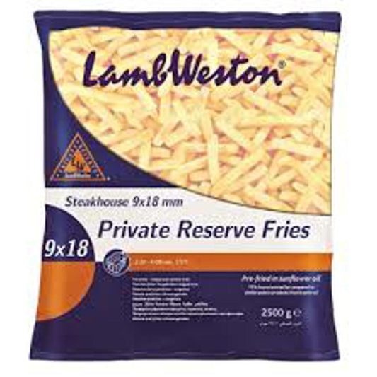 LAMBWESTON PRIVATE RESERVE FRIES STEAKHOUSE (F69) 9X18