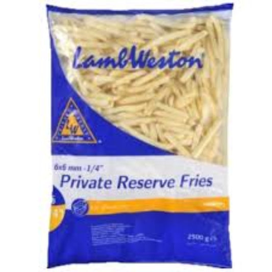 LAMBWESTON PRIVATE RESERVE FRIES (F62) JULINNE 6X6 1/4-2.5KG