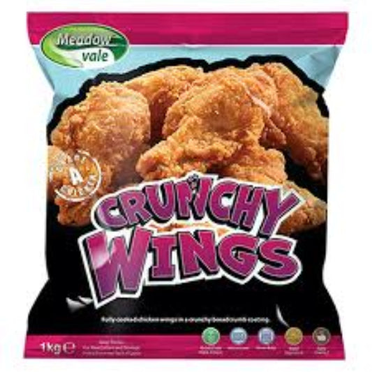 MEADOW VALE CRUNCHY COATED CHICKEN WINGS-1kg