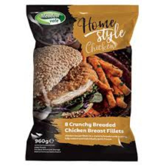 MEADOWVALE HOMESTYLE BREADED CHICKEN FILLETS (120G)-960gr
