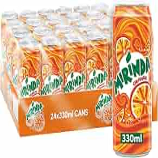 MIRINDA ORANGE SLIM CAN-330ML