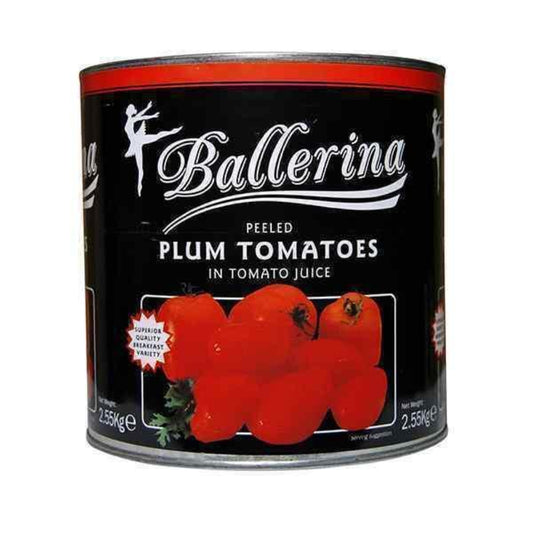 MM BALLERINA PEELED PLUM BREAKFAST TOMATOES-2.5Kg