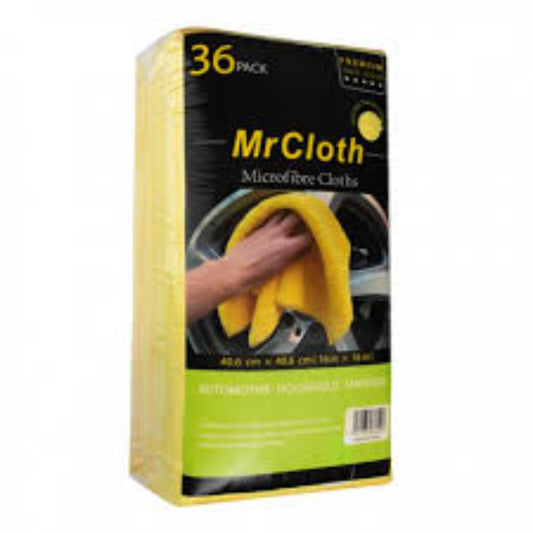 MR CLOTH MICROFIBRE CLOTHS (40x40)-36 PCS