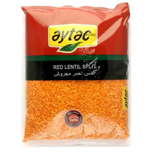 NEW AYTAC RED LENTILS SPLIT 4KG