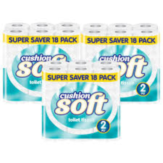 NOVA CUSHION SOFT TOILET ROLL - 18 PACK-18pcs