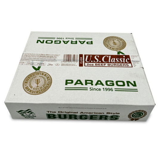 PARAGON HALAL SUPERIOR BEEF BURGER 4OZ-48x113g