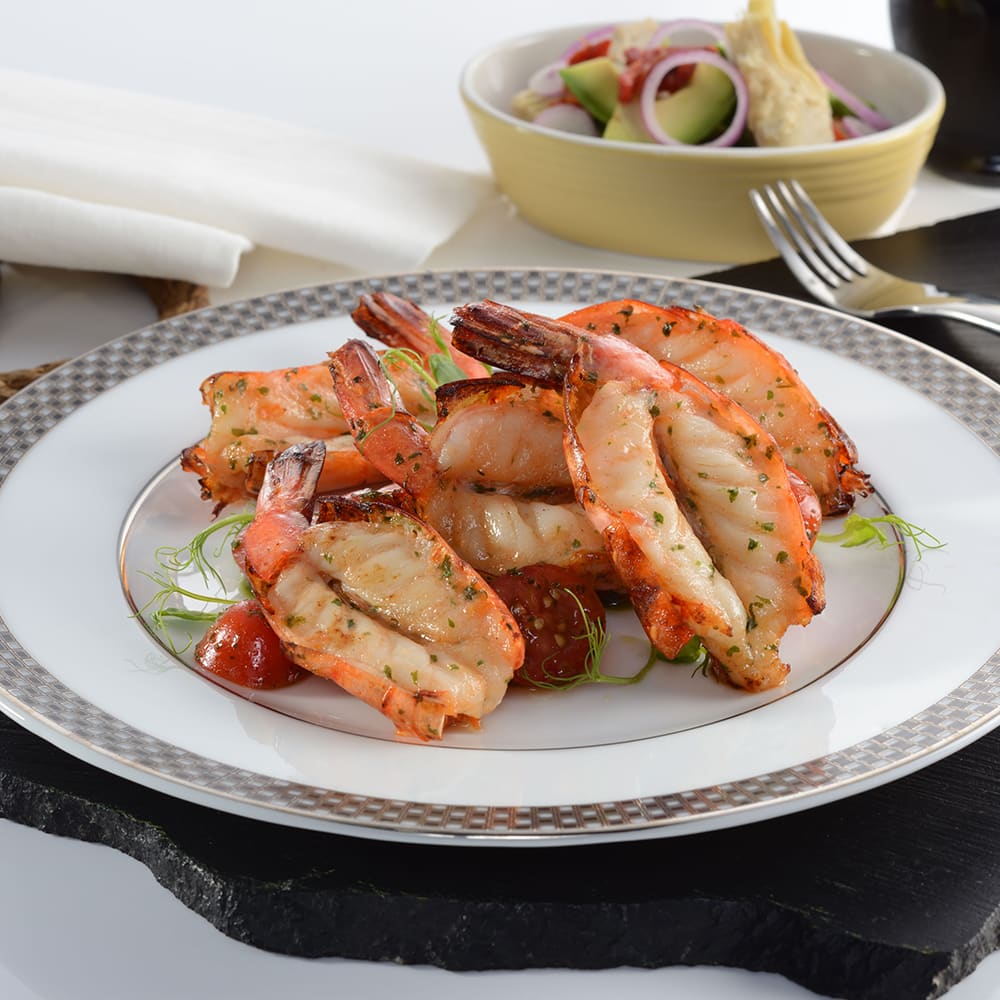 PASIFIC  WEST BUTTERFLY MARINATED PRAWNS GARLIC/HERBInc 16/20Inc-500g