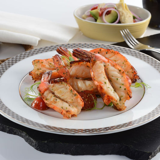 PASIFIC  WEST BUTTERFLY MARINATED PRAWNS GARLIC/HERBInc 16/20Inc-500g