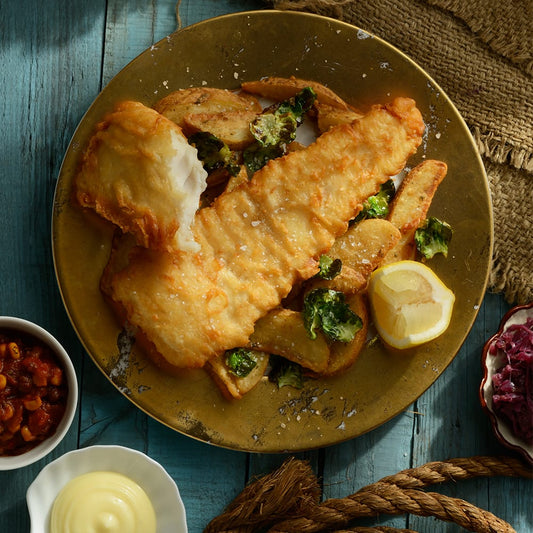 PASIFIC  WEST CRISPY BATTERED COD 15 FILLETS 230-290G-3.45kg