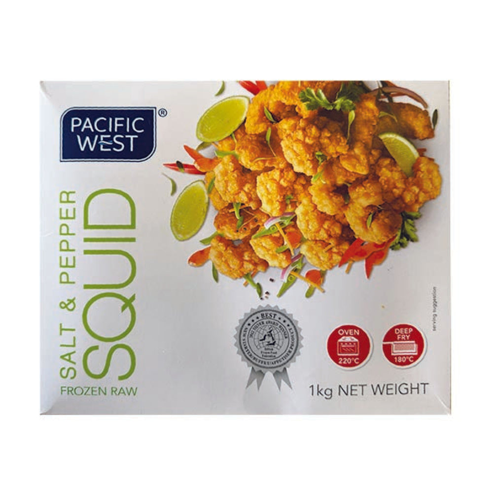 PASIFIC  WEST SALT & PEPPER SQUID CHUNKS-1kg