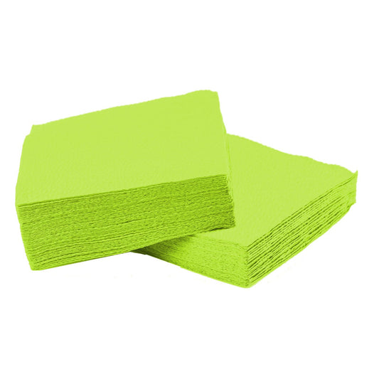 POPPIES SPD286 - NAPKIN 2PLY 33CM 4-FOLD HOLLY GREEN-100PCS