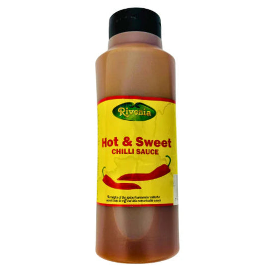 STN RIVONIA HOT & SWEET SAUCE-1LT