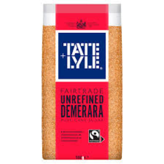 TATE & LYLE FLO FAIRTRADE DEMERARA CUBE 10X500G 6075-500gr